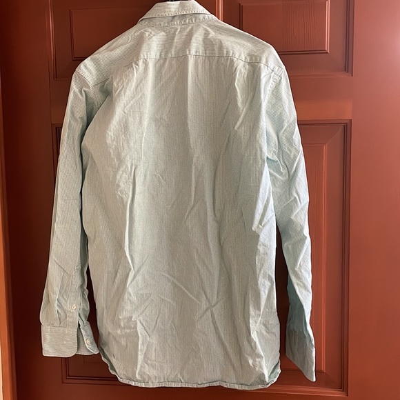 J. Crew Thompson Shirtings 80’s 2-ply Green Check Long Sleeve Button Shirt L - Picture 5 of 5